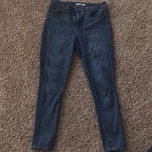 Levi’s 721 high rise skinny jeans